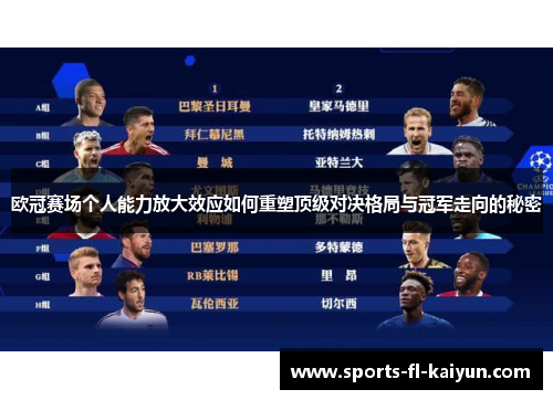 欧冠赛场个人能力放大效应如何重塑顶级对决格局与冠军走向的秘密